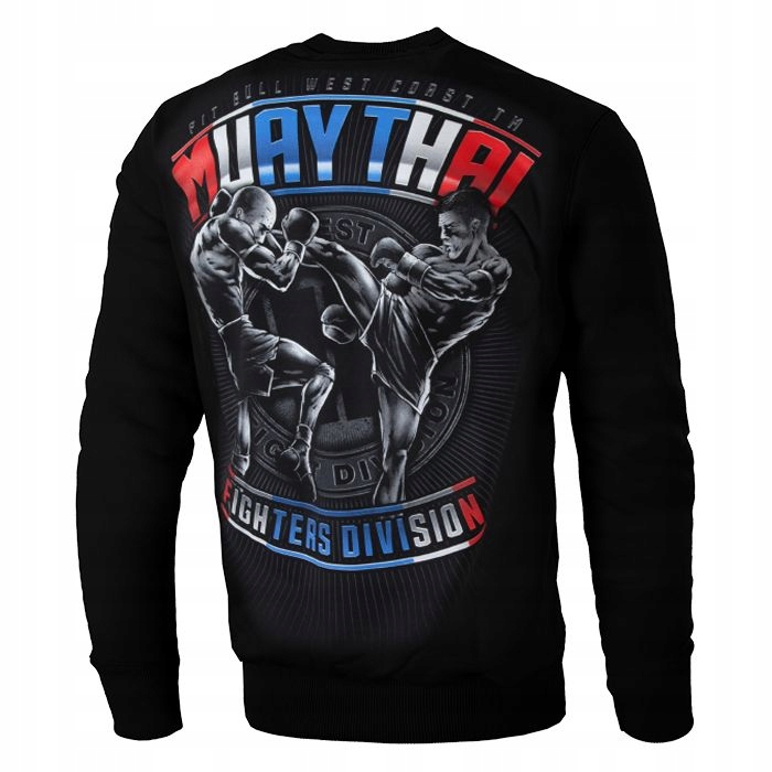 PIT BULL BLUZA CLASSIC MUAY THAI CZARNA S