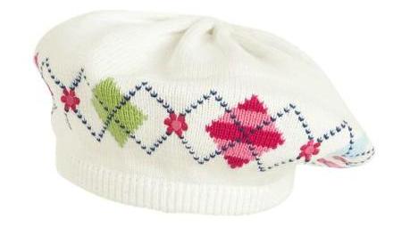 GYMBOREE BERET *Argyle* - rozm. z metki 8l.+