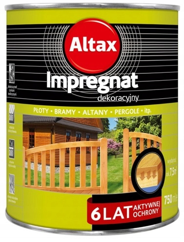 ALTAX- impregnat dekoracyjny, 750 ml, dąb