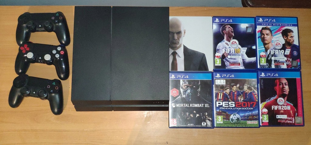 Konsola Sony PlayStation 4 ps4 1TB 3pady 6gier