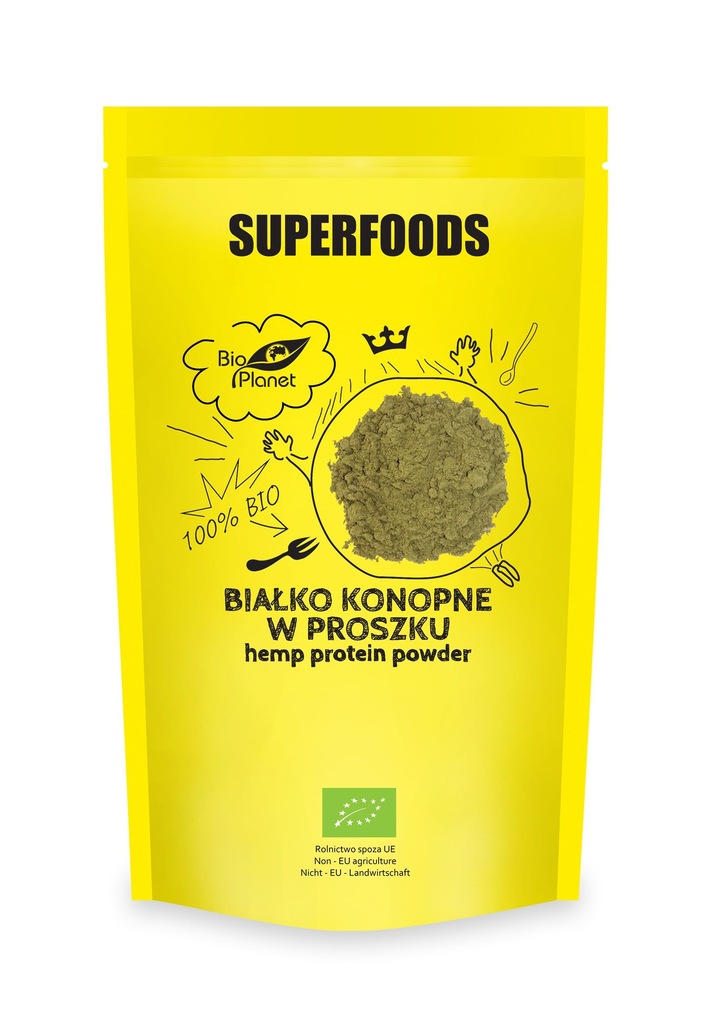 SUPERFOODS Białko konopne BIO 150g BIO PLANET