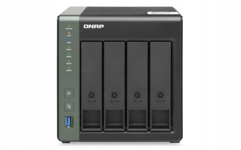 Serwer plików QNAP (TS-431X3-4G) LAN Czarny AL314