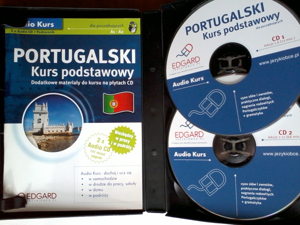PORTUGALSKI - KURS PODSTAWOWY KSIĄŻKA + 2 CD