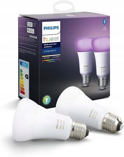 HUE LED ŻARÓWKA E27 1SZT. 9W BIAŁA