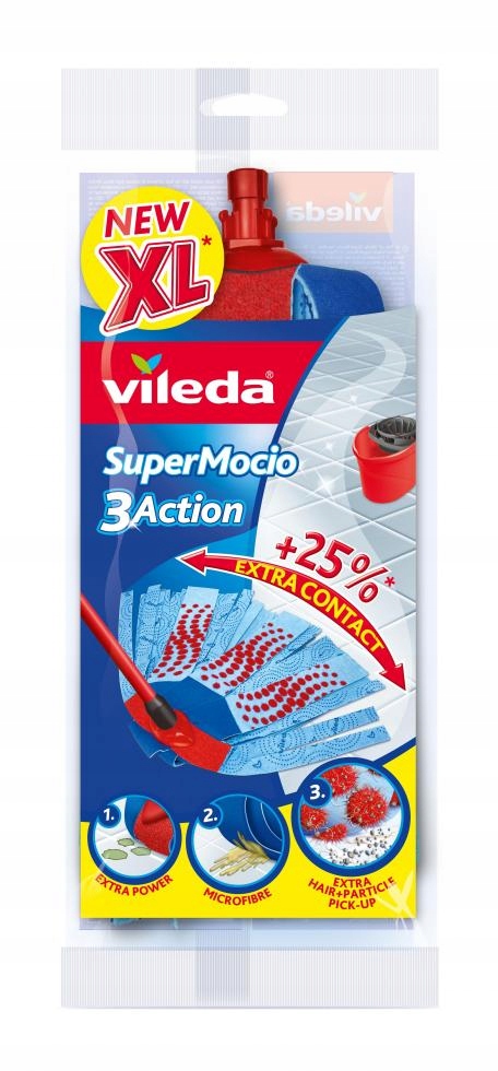 PRO VILEDA ZAPAS DO MOPA SUPERMOCIO 3ACTION VELOUR