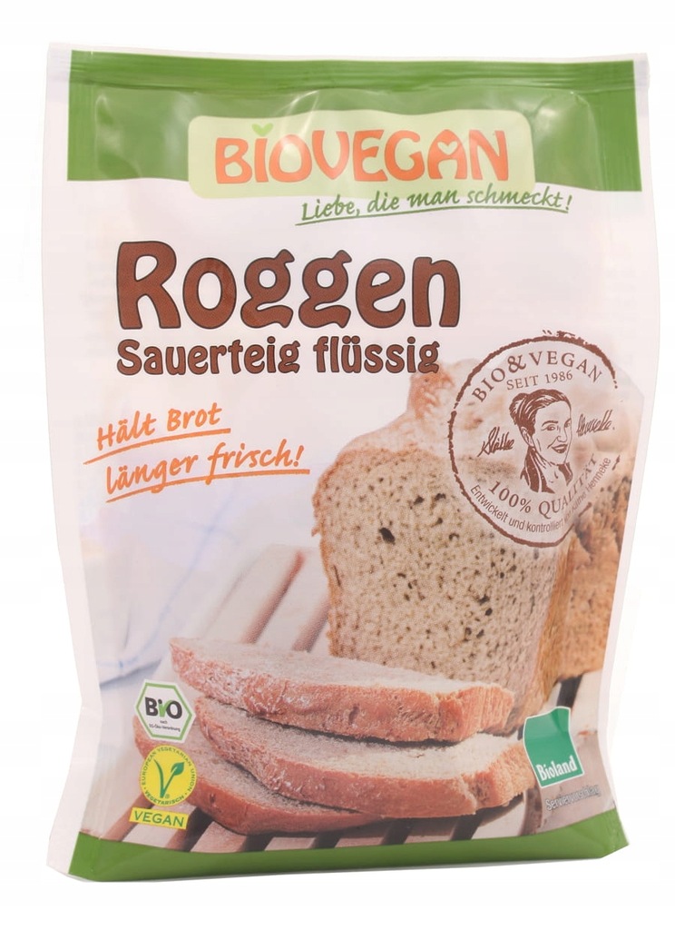 Zakwas chlebowy żytni w płynie BIO Biovegan 150g