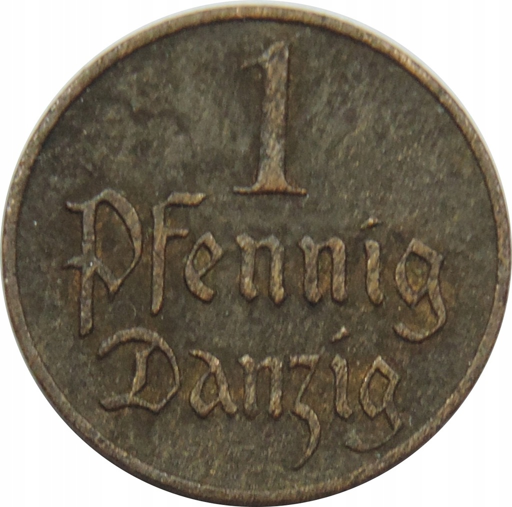 MONETA OBIEGOWA - WOLNE MIASTO GDAŃSK - 1 FENIG -OY334