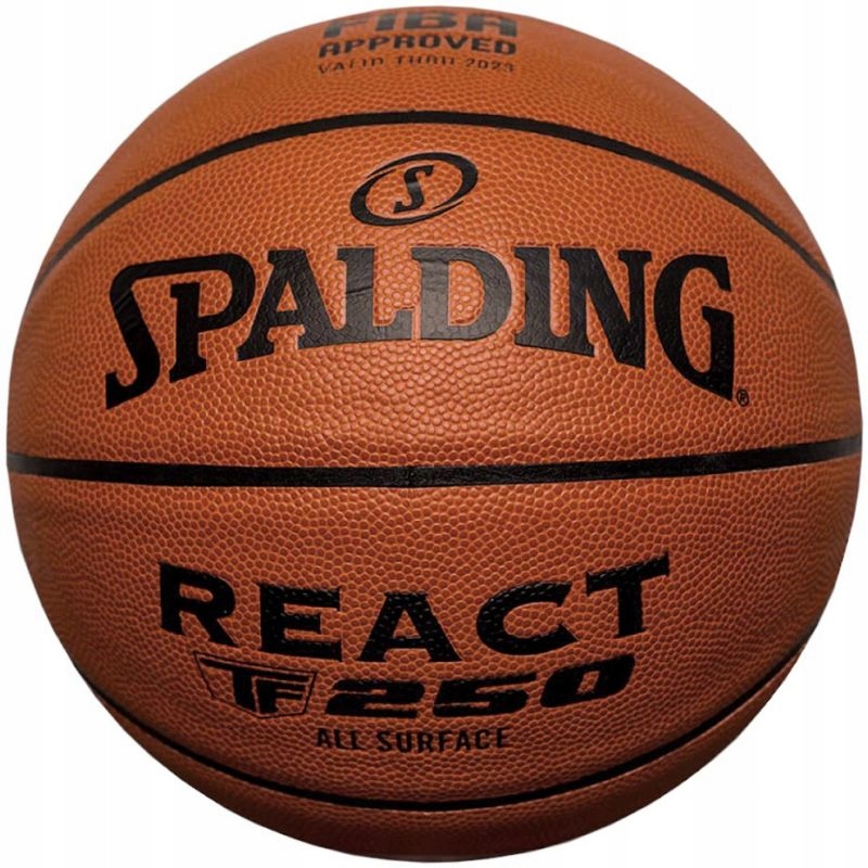 Piłka do koszykówki Spalding React TF250 Logo Fiba 76967Z 7