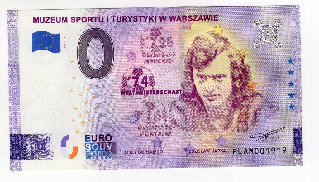 0 euro 2022-14 Zdzisław Kapka PLAM 001919