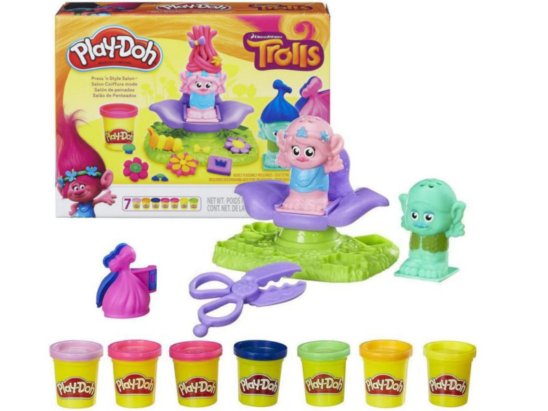 Salon Fryzjerski Poppy Trolls Play Doh Ciastolina 7349029543 Oficjalne Archiwum Allegro