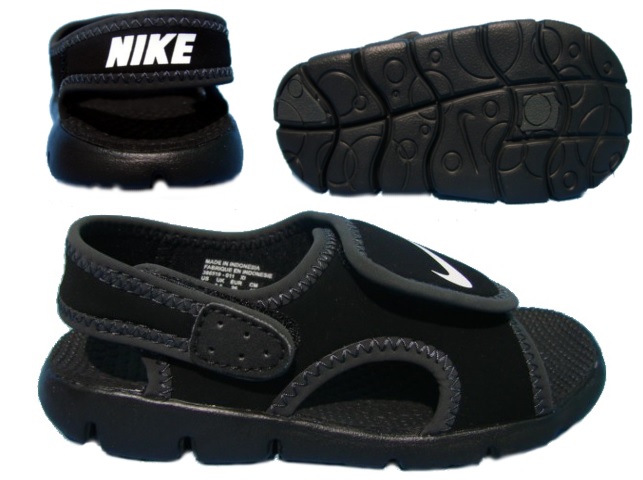 386519-011 SANDAŁY SANDAŁKI NIKE rozmiar 17 CZARNE