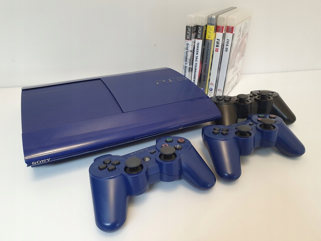 Konsola Playstation 3 Super Slim Azurite Blue (A)