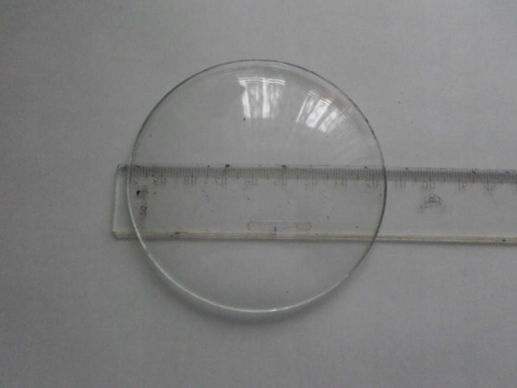 Szkło szklane wypukłe 86 mm., gr. 2 mm.