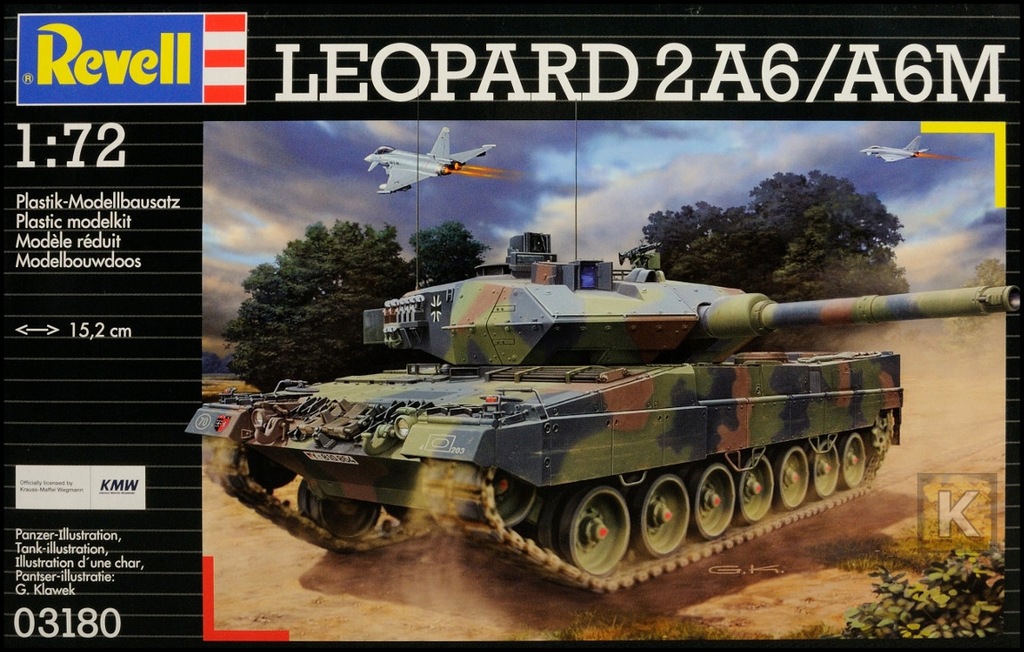 Купить Модель 1:72 Revell Tank Leopard 2A6/A6M (03180): отзывы, фото, характеристики в интерне-магазине Aredi.ru