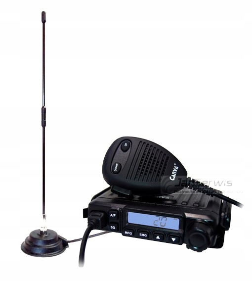RADIO CB CANVA 583 ASQ Mini AM/FM + ANTENA FLORIDA