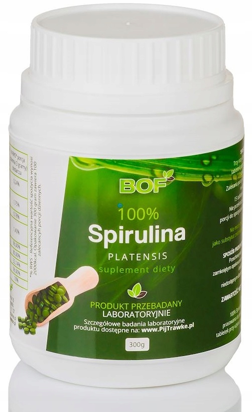 SPIRULINA PLATENSIS 100% 200MG BIO ORGANIC 300G