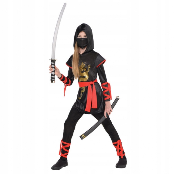 Kostium Smocza Ninja dla dziewczyny 8-10l