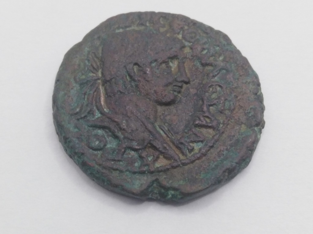 Moneta tetrassarion 222-235 Rzym prowincje Olbia