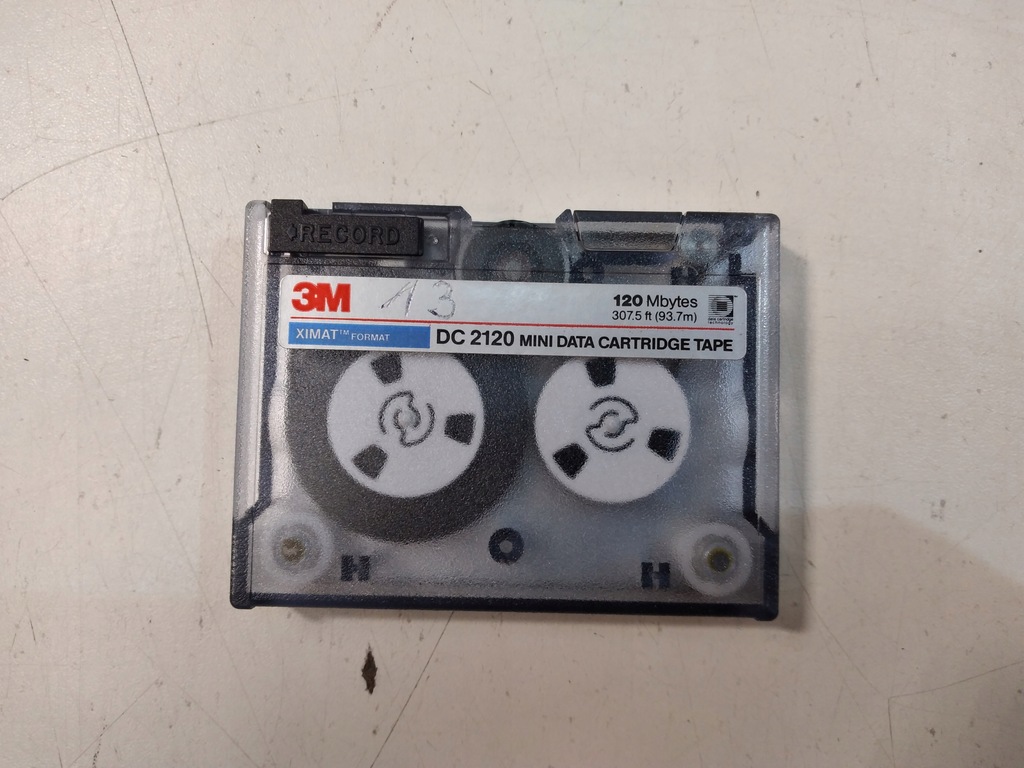 Mini Data Cartridge Tape 3M DC 2120