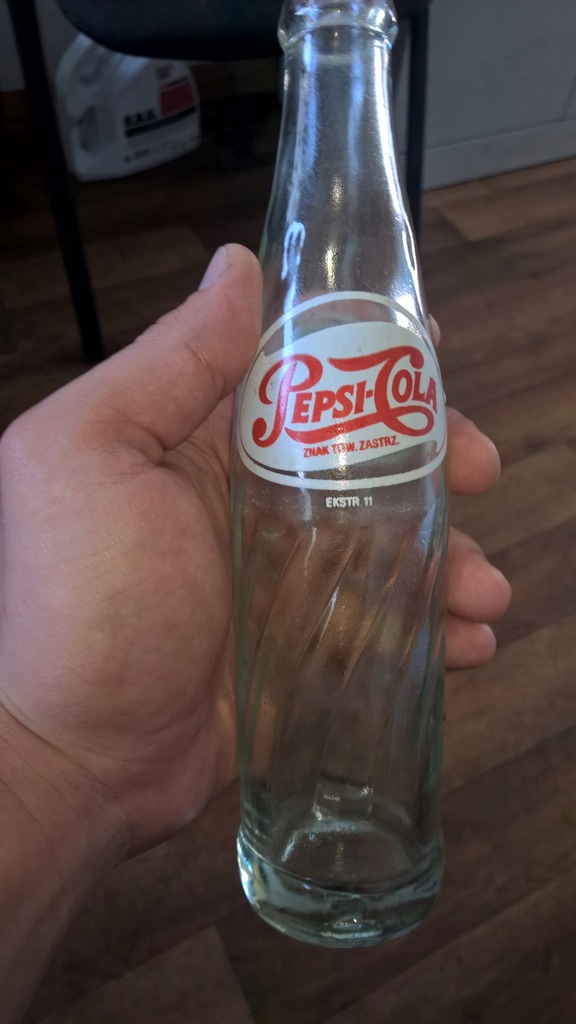 Butelka Pepsi-Cola lata 70-te 0.25 litra