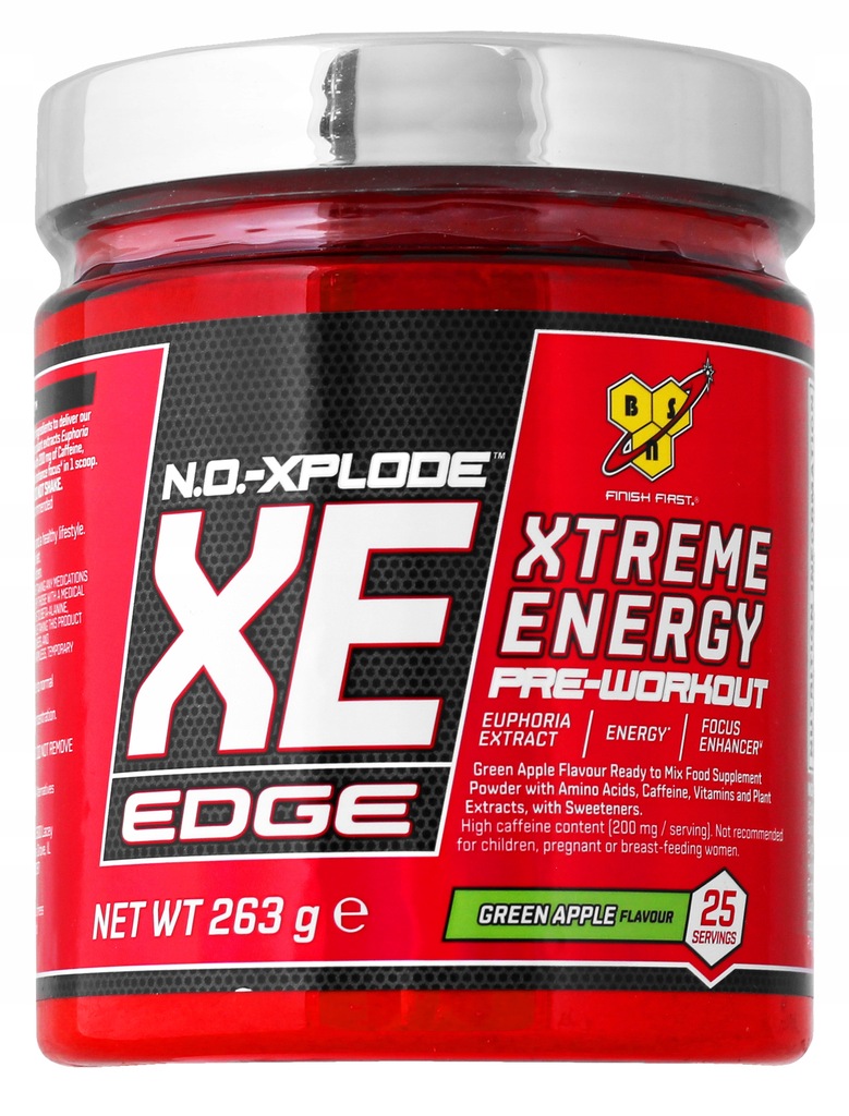 BSN NO XPLODE XE EDGE 263 SIŁA POMPA CYTRULINA USA