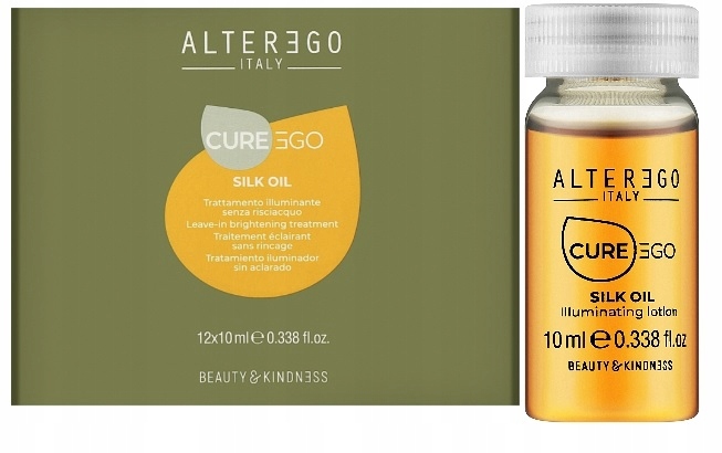 AlterEgo CureEgo SILK OIL KURACJA Rozświetla 12x10