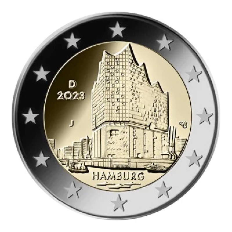 Niemcy 2023 2€.#107.HAMBURG_______F_7471