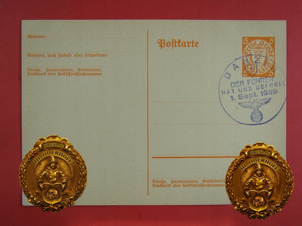 1.Sept.1939 Danzig,Fuhrer,Lux Express N964