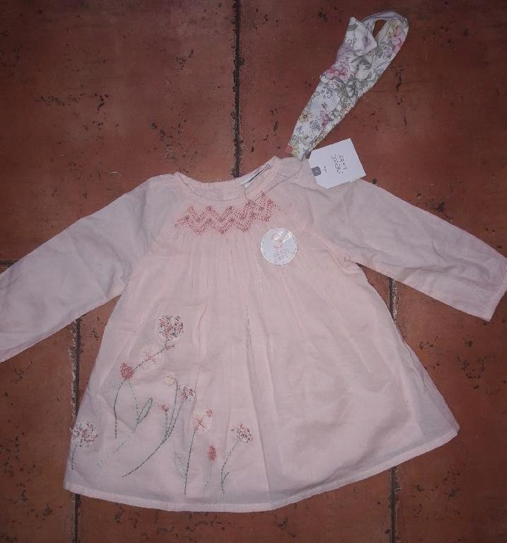 NEXT_ 2cz. CuDNy Kpl Tunika opaska__3-6M_68cm NOWY