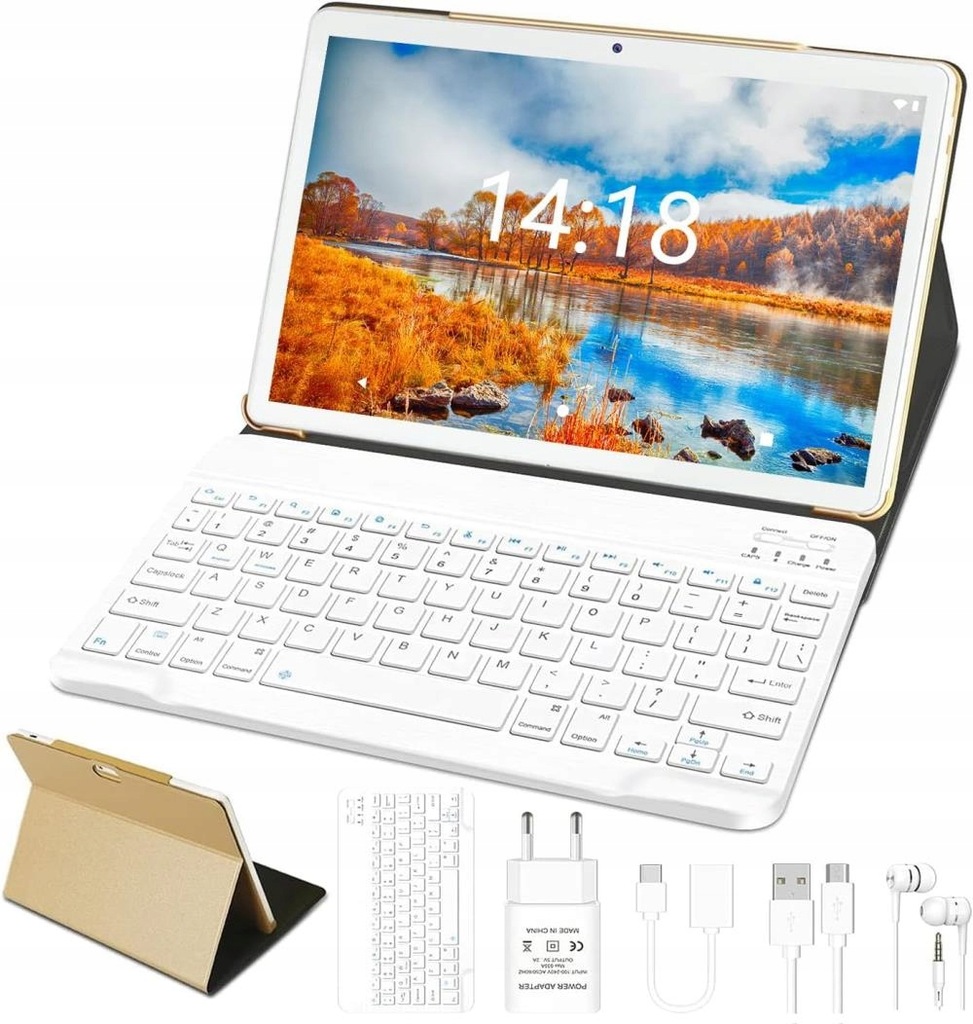 TABLET GOODTEL G3 Z KLAWIATURĄ 10" RÓŻOWE ZŁOTO