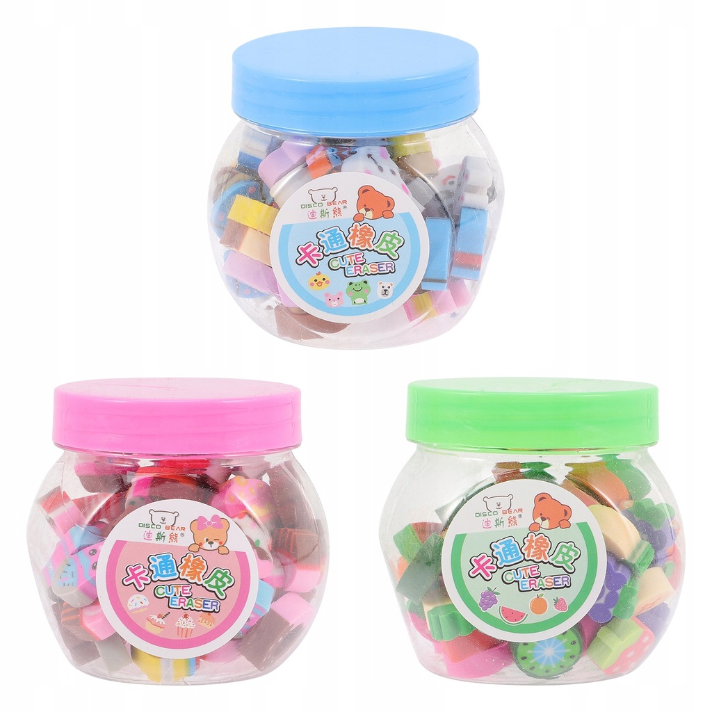 Pencils in Bulk Erasers for Kids Cartoon Eraser