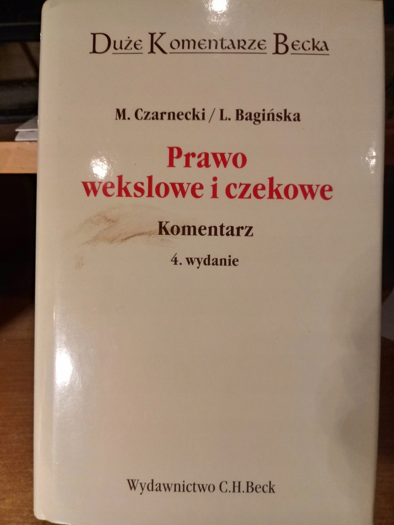 Prawo wekslowe i czekowe - Czarnecki / b