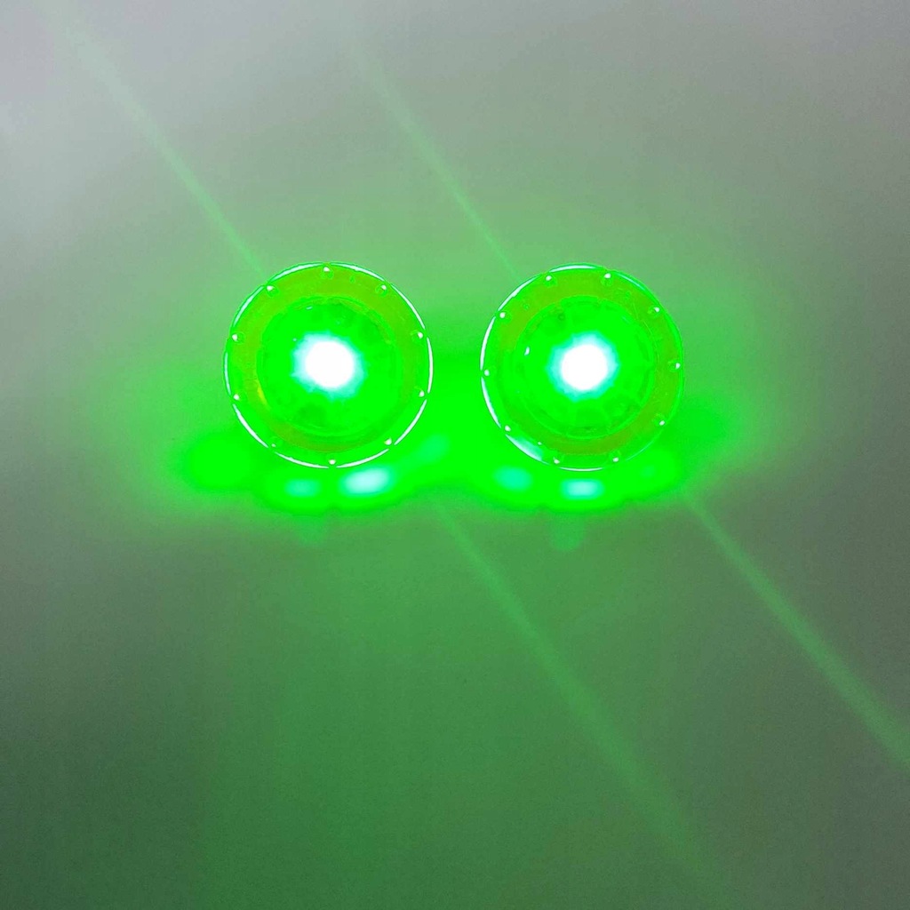 Lampka na szprychę rowerową LED zielona 2 sztuki