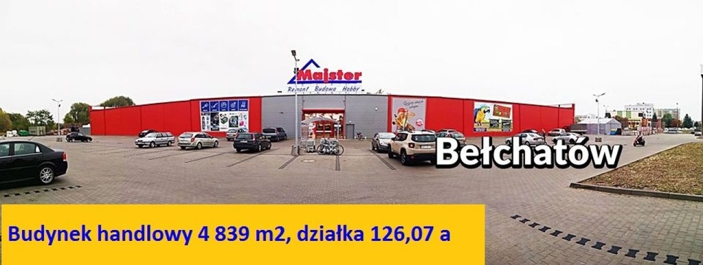 Komercyjne, Bełchatów, 12607 m²