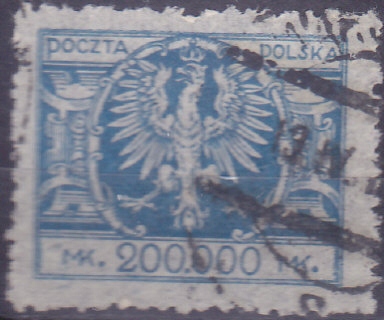 POLSKA - znaczek kasowany z 1924 roku. X 844.