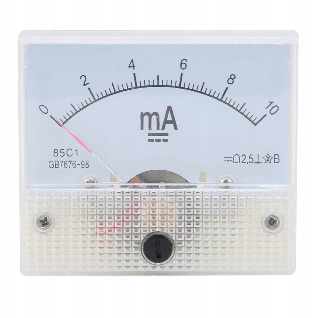 85C1 DC 0-10MA Wskaźnik Amperomierz Głowica