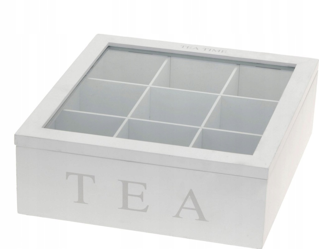 Pojemnik na herbatę Home Styling Collection B00DOJCJ94 biały