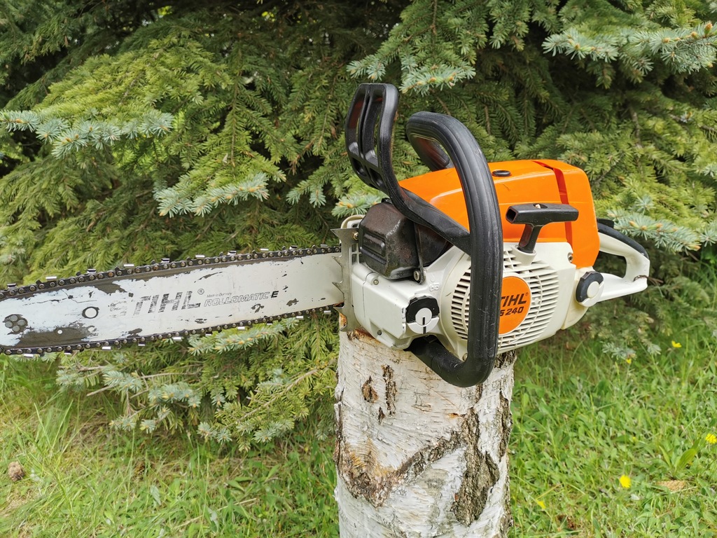 Pi a spalinowa STIHL MS 240 MS240 11936482561 oficjalne archiwum Allegro