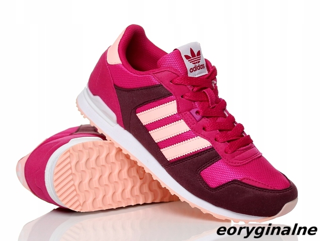あか Adidas ZX 700 Buty • cena 208 zł• (BB2445)