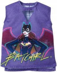 BARBIE UBRANKO DLA LALEK Top Batgirl FXJ83