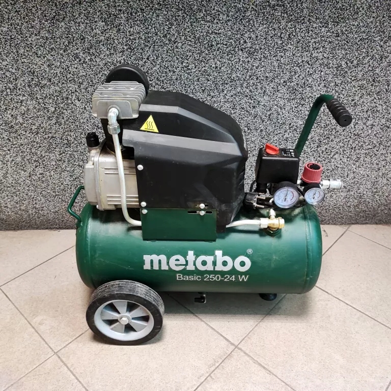 KOMPRESOR BEZOLEJOWY METABO BASIC 250-24 W - 12927986468 - oficjalne ...