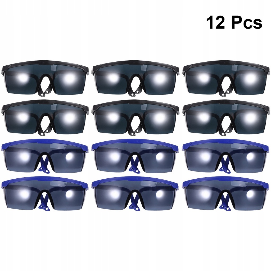 12szt. Ochronne okulary przeciwbryzgowe Praktyczne
