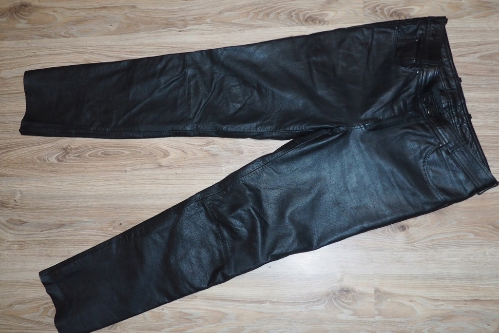 Louis spodnie skórzane motocyklowe pas-96cm