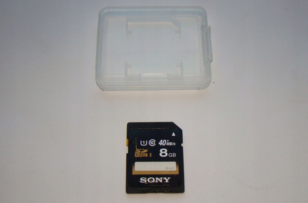 Karta pamięci SONY SD HC 8 GB U1 C10 40 MB/s+Etui