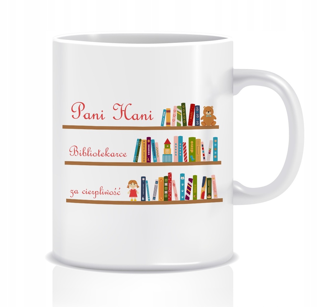 Dla Bibliotekarza Kubek Prezent Podziękowanie