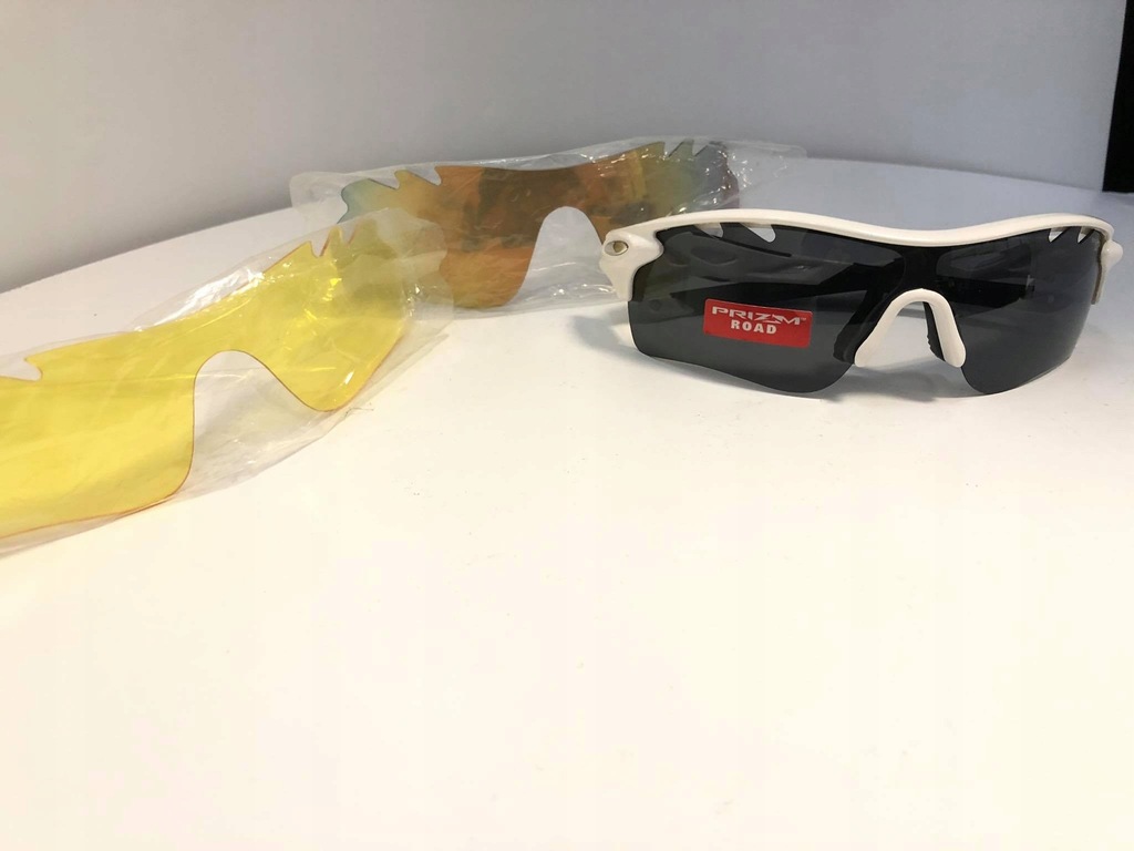 SP1141. Oakley Prizm Road XQ182 Biały/Czarny