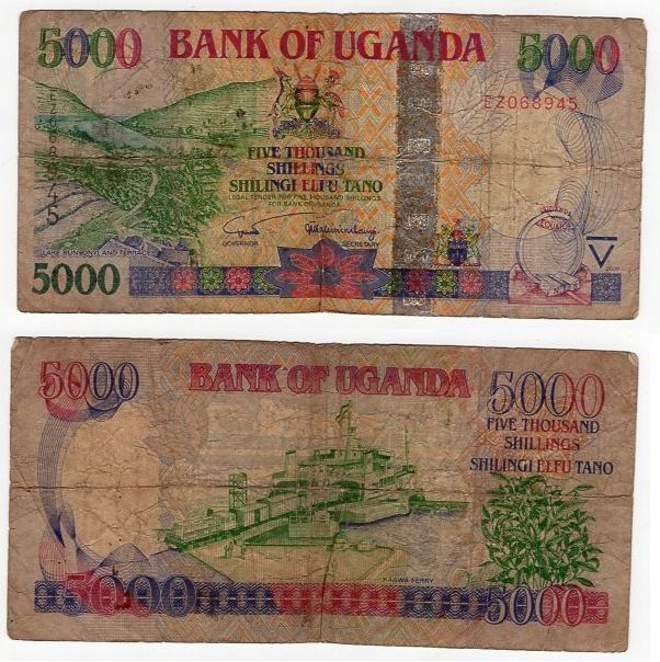 UGANDA 2005 5000 SHILLINGS