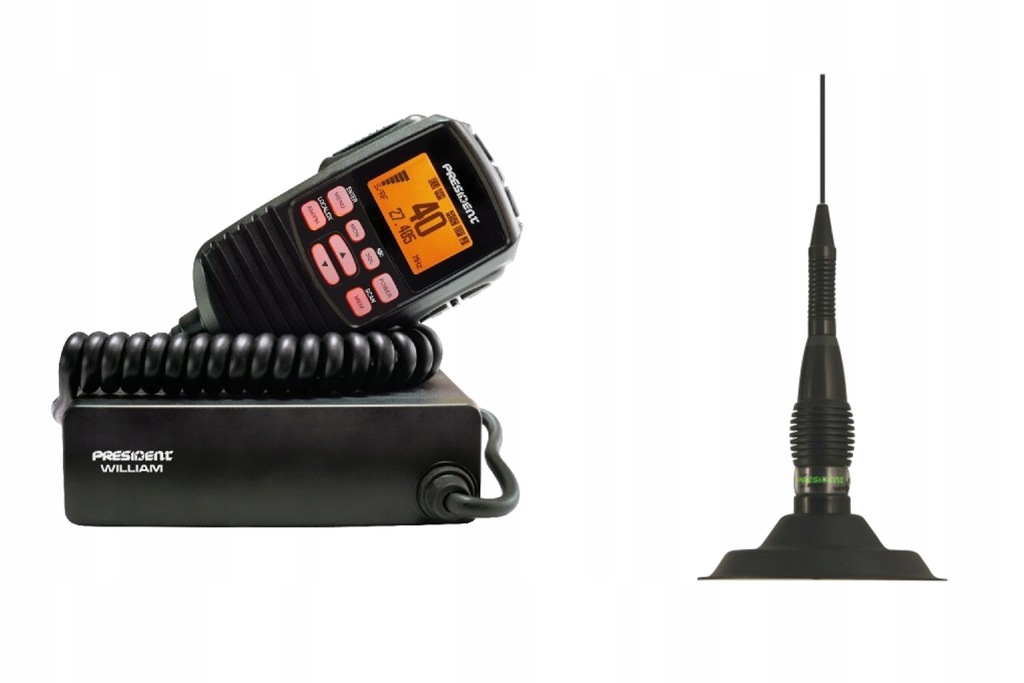 CB Radio President William ASC Antena ML145 export