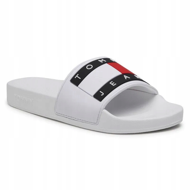 Klapki Tommy Jeans Flag Pool Slide W EN0EN01378-YBR 36