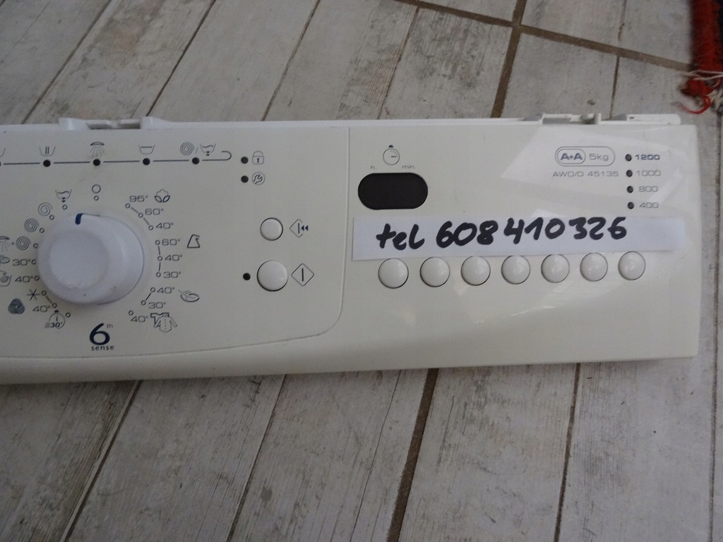 Manopola Timer LV Whirlpool AWO/D 7086 - Con Perno Di Colore Blu, Ricambio Originale